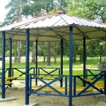 Gazebo octogonal en métal