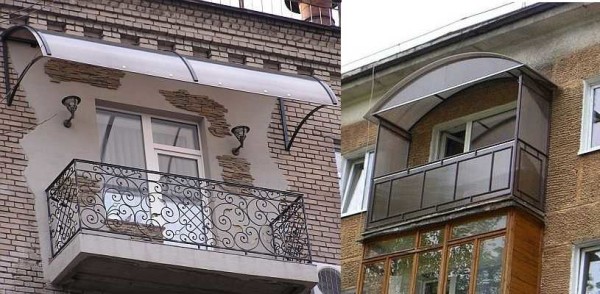 Polycarbonate dans la décoration de balcon