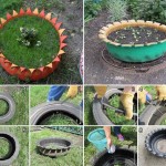 Comment faire un jardin de fleurs à partir d'un pneu