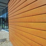 Le mur est très similaire à un bois bien fini