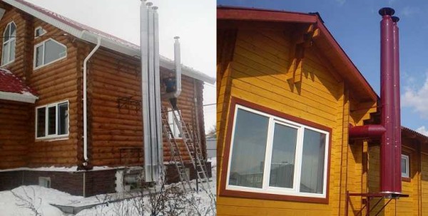 La ventilation par aspiration dans la salle de bain et les toilettes d'une maison privée peut être organisée de cette manière