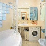 Et une autre option de design pour une petite salle de bain