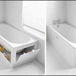 Il y a plus qu'assez d'espace sous la salle de bain.