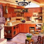 Cuisine confortable dans une maison de campagne - le centre de gravité