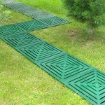 Un autre type de tuile en plastique pour les chemins
