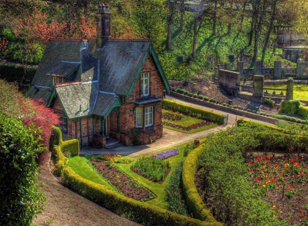Un exemple classique de potager anglais