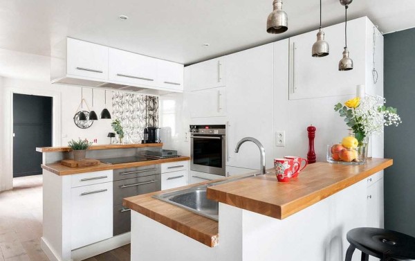 Comment organiser une cuisine dans une pièce longue et étroite