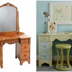 Une vieille coiffeuse faisait un excellent bureau
