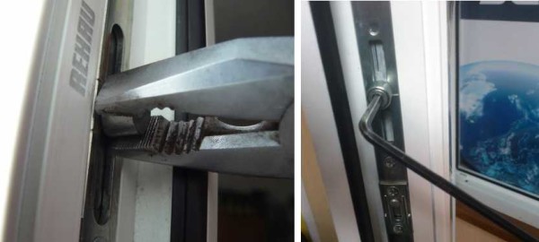 Faites tourner l'excentrique à l'aide d'une pince ou d'une clé hexagonale