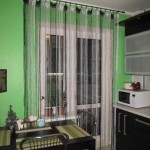 La combinaison de deux couleurs dans un rideau de fil