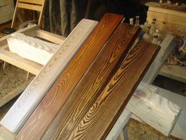 Brossage aux huiles de bois