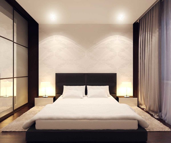 Décoration de chambre minimaliste - pas de détails inutiles: une version purement masculine