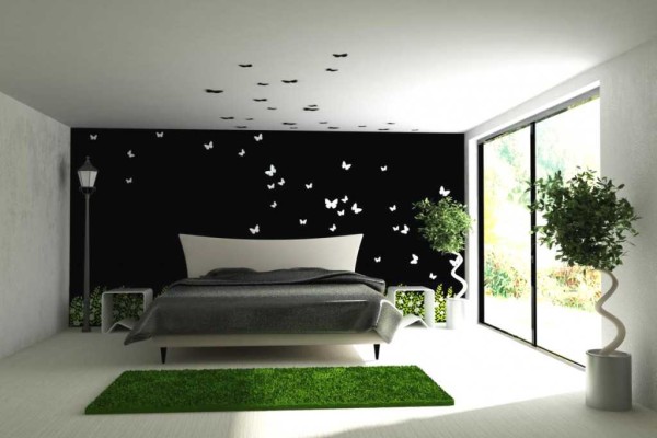 Chambre dans le style du minimalisme