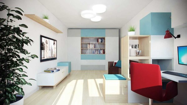 Une autre vue de la chambre du salon