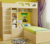 Disposition en coin des couchettes