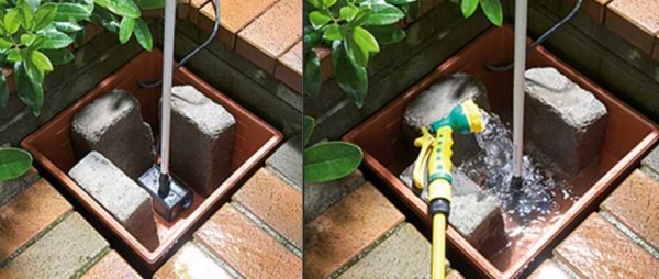 Installer un conteneur pour une fontaine