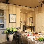 Bande de cuisine de style campagnard