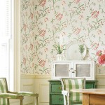 Une autre option pour le papier peint floral qui a fière allure dans la cuisine