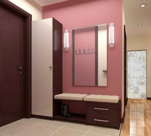 Un exemple de couloir de mobilier modulaire