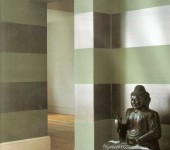 Combinaison de bandes de peinture mates et brillantes
