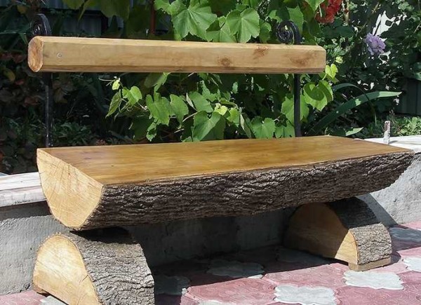Banc à bûches - rapide et facile