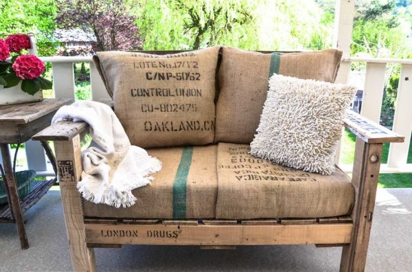 Produit fini: chaise de palette