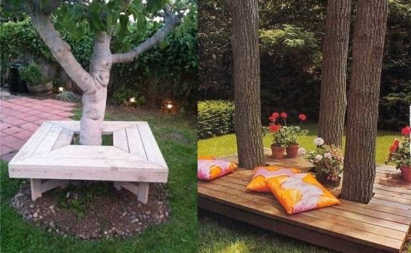 Lieu de repos sous un arbre