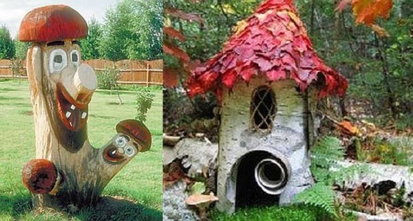 Décoration de jardin en chanvre