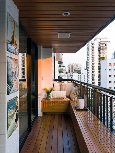 Conception de balcon ouvert