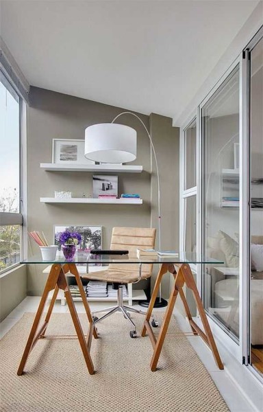 armoire sur la conception de la loggia