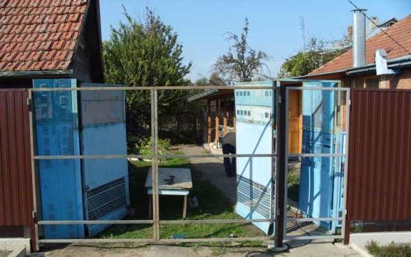 Demi-portes divisées