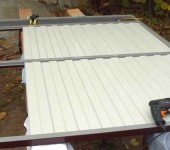 Installation d'une feuille profilée sur vorotoa
