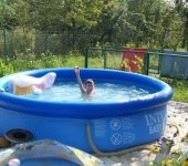 Piscine gonflable - excellente option pour les enfants