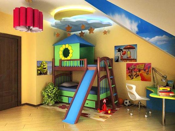 Quand l'enfant est seul et que vous voulez un lit superposé ...