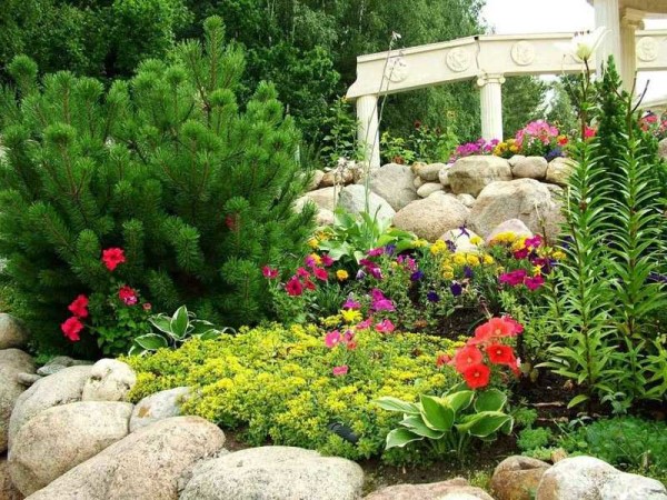 arrangement de jardin