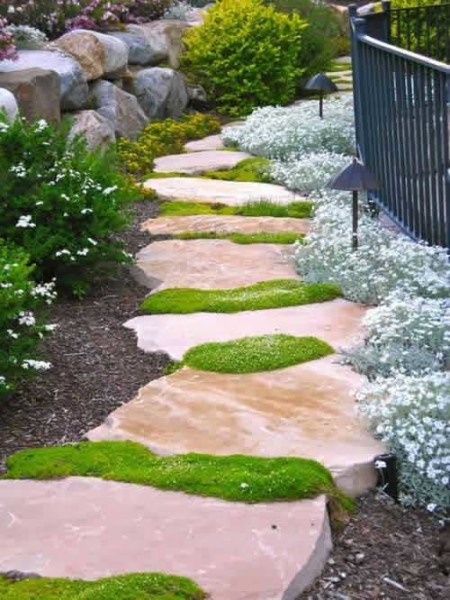 Allées de jardin à la japonaise