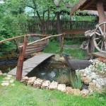 Bassin de jardin de style champêtre