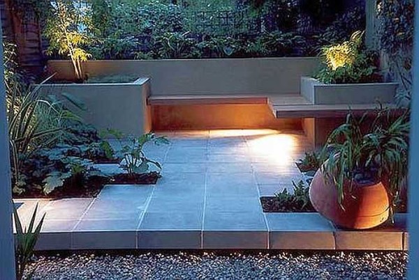 Coin détente dans le jardin Art Nouveau