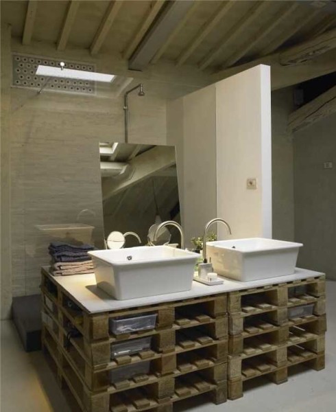 Design de salle de bain intéressant