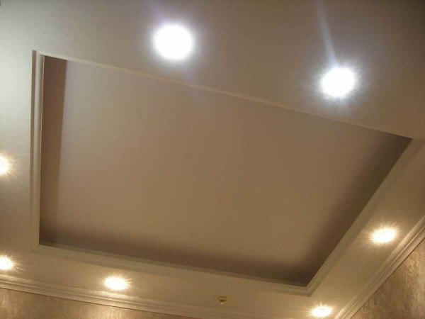 Plafond en placoplâtre