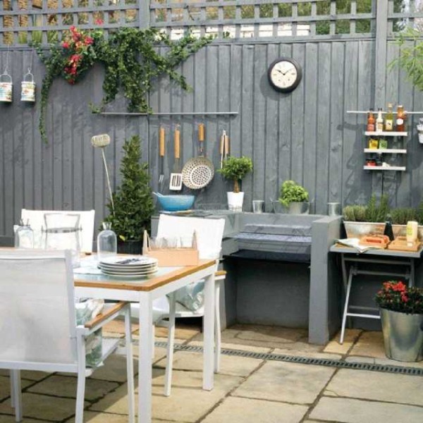 Cuisine de jardin bricolage