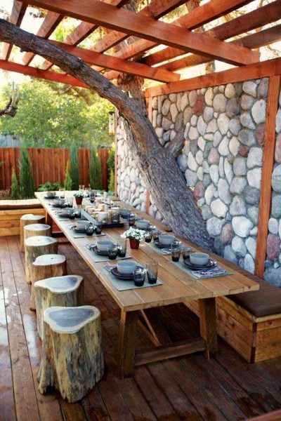 gazebos avec une photo de cuisine d'été