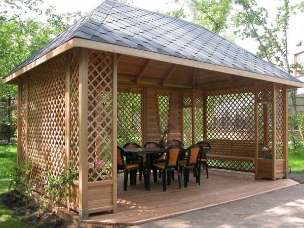 gazebos de cuisine d'été