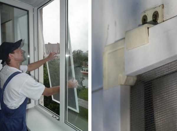 Installer une pile de moustiques dans une fenêtre