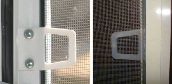 Types de poignées: plastique et avec une base en métal