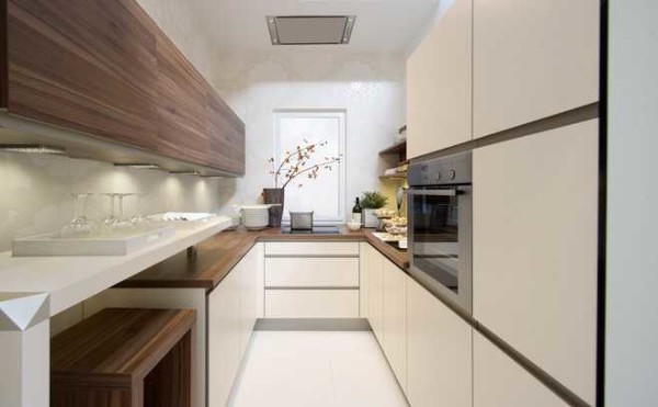 Option de cuisine en U