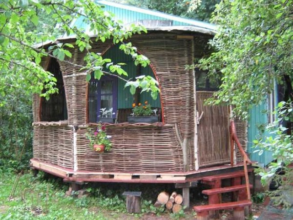 clôture d'acacia