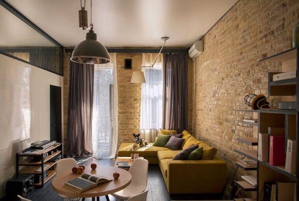 Style loft dans le salon