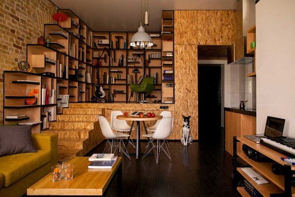 C'est un vrai intérieur dans un petit appartement