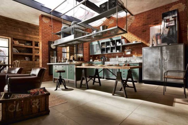Cuisine de style loft